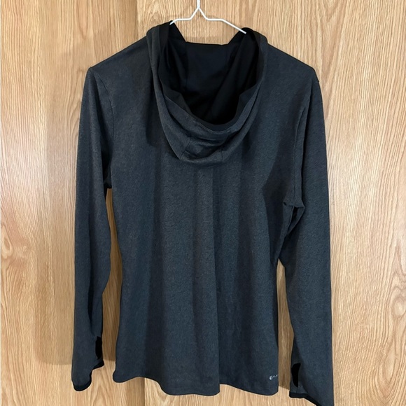 The North Face Charcoal Flash Dry Pullover Athletic Hoodie Tee Top - Picture 3 of 6